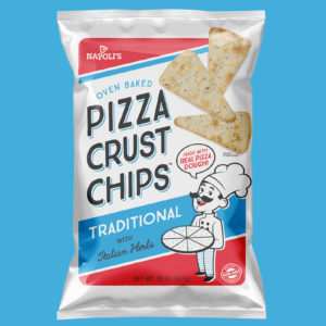 Pizza Crust Chips - a new product and brand introduction from HelloDelicious Brands