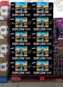 Popcorn Thins Club Store Display