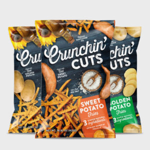Crunchin Cuts for Hello Delicious - Snack Food Packaging That Sells