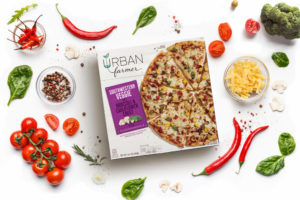 Food packaging design - Urban Farmer pizza branding